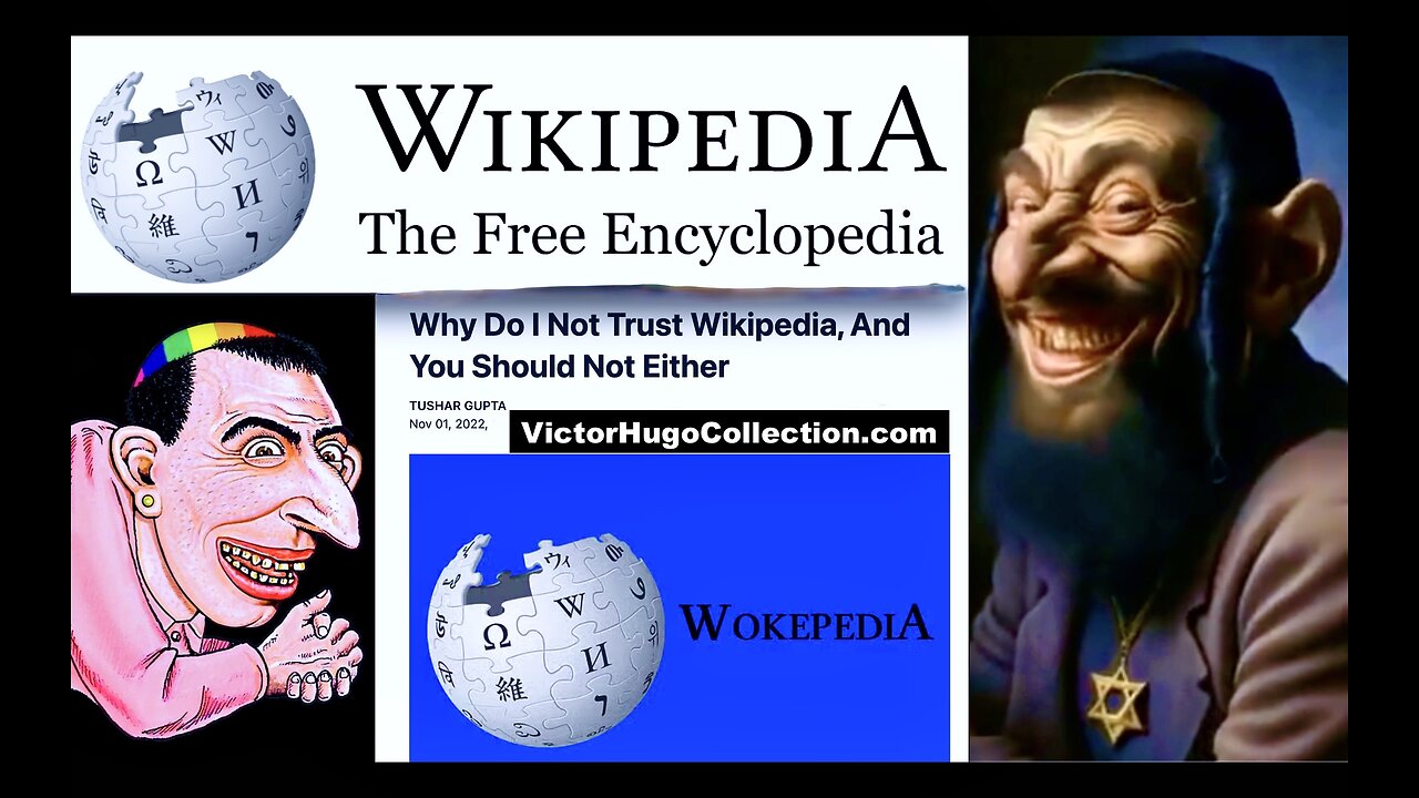 Talmud Wikipedia Lies Fuel ADL IDF Israel Trolls Weaponizing AntiSemitism Alan Sabrosky Victor Hugo