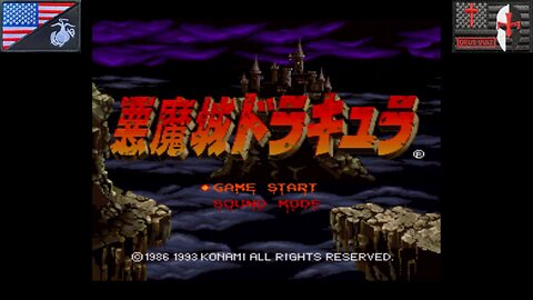 悪魔城ドラキュラ (Sharp X68000 - Attract Mode) [JP Only]