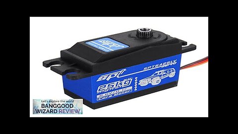 SPT Servo SPT5425LV 25KG 90° Large Torque Digital Metal Gear Servo Review