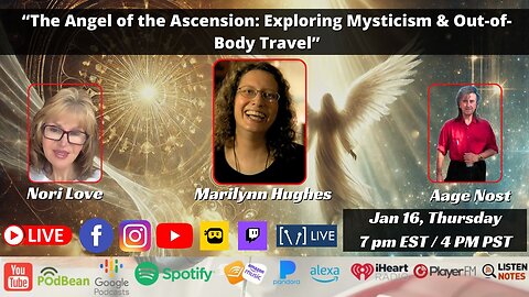 “The Angel of the Ascension: Exploring Mysticism & Out-of-Body Travel” with Marilynn Hughes