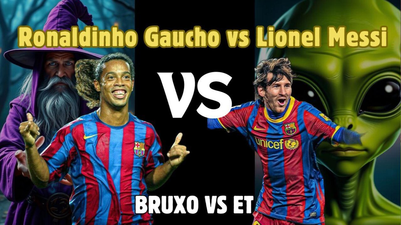 As MELHOREES jogadas de RONALDINHO GAUCHO E LIONEL MESSI