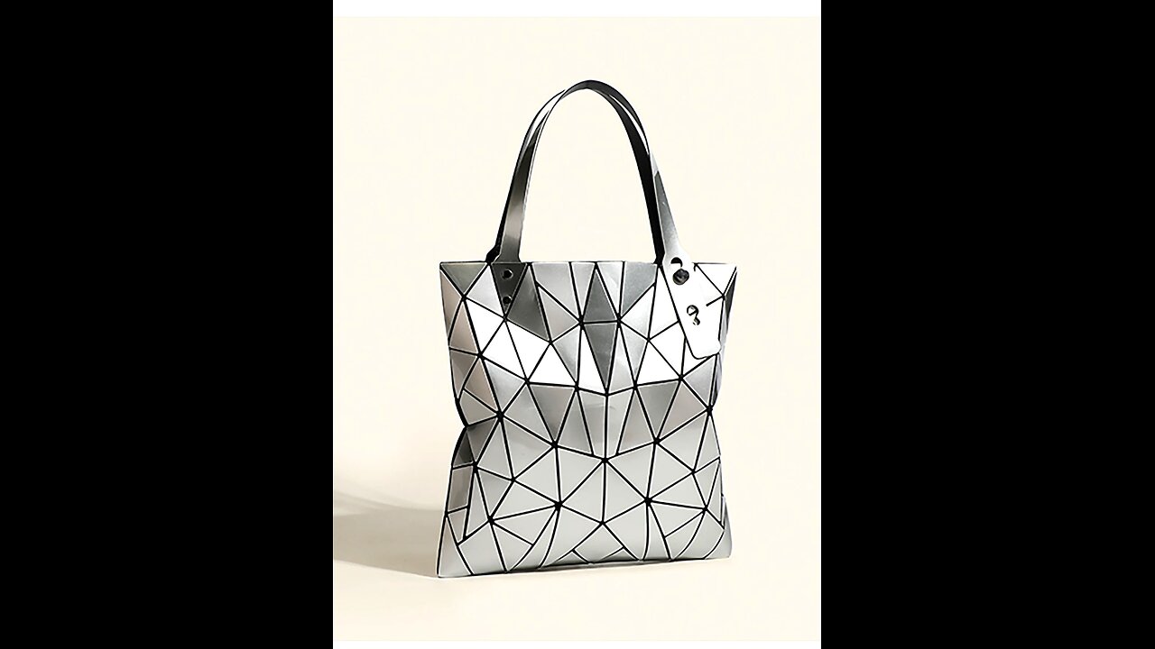 Fashionable Casual Shoulder Trendy Geometry Handbags