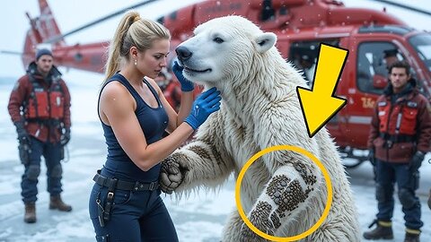 Heartwarming Wildlife Rescue & Survival Story | Rescuing a Wounded Polar Bear 🐻‍❄️