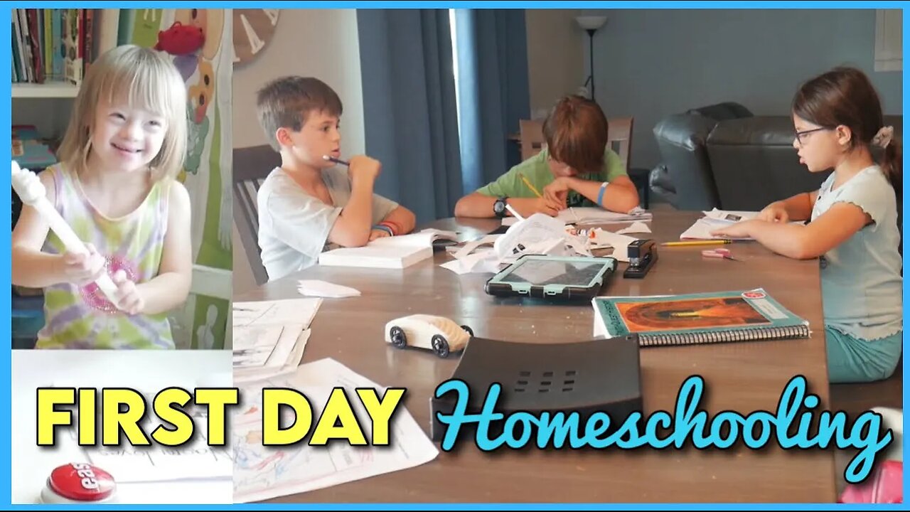 FIRST DAY BACK TO SCHOOL || HOMESCHOOL EDITION