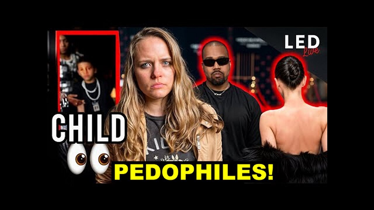 Pedophile Kanye's Wife Pedo Bianca Censori Naked On Red Carpet In Front Of Minor!