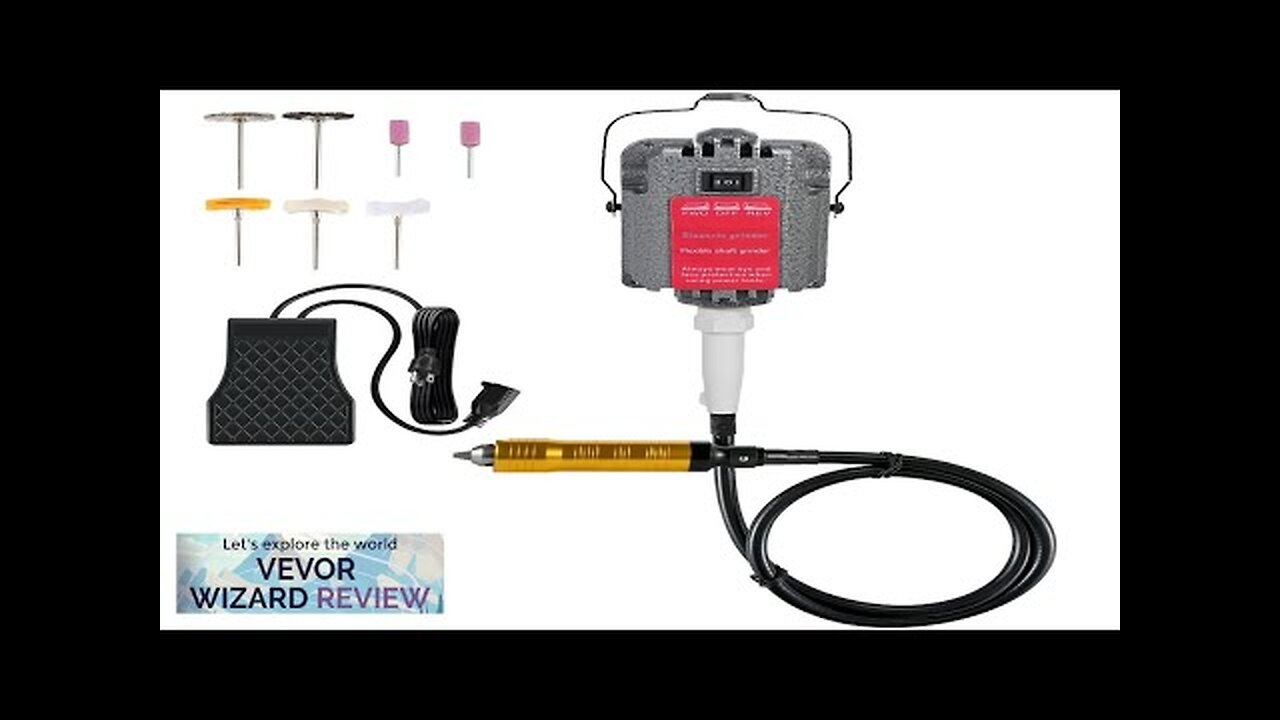 VEVOR S-R Hanging Flex Shaft Grinder 230W Rotary Tool with Stepless Speed Review