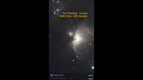 Planetary Lineup 2025 (Not) but still Neat to See