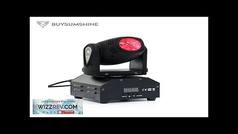 Buysumshine 15W Mini LED Moving Head Light DMX512 RGBW Light Beads 4 Review