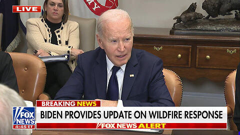 Biden Announces Federal Gov't Will Cover '100% Of The Cost For 180 Days' Towards Wildfire Recovery