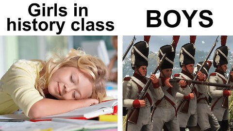 BOYS vs GIRLS: History Class in a nutshell