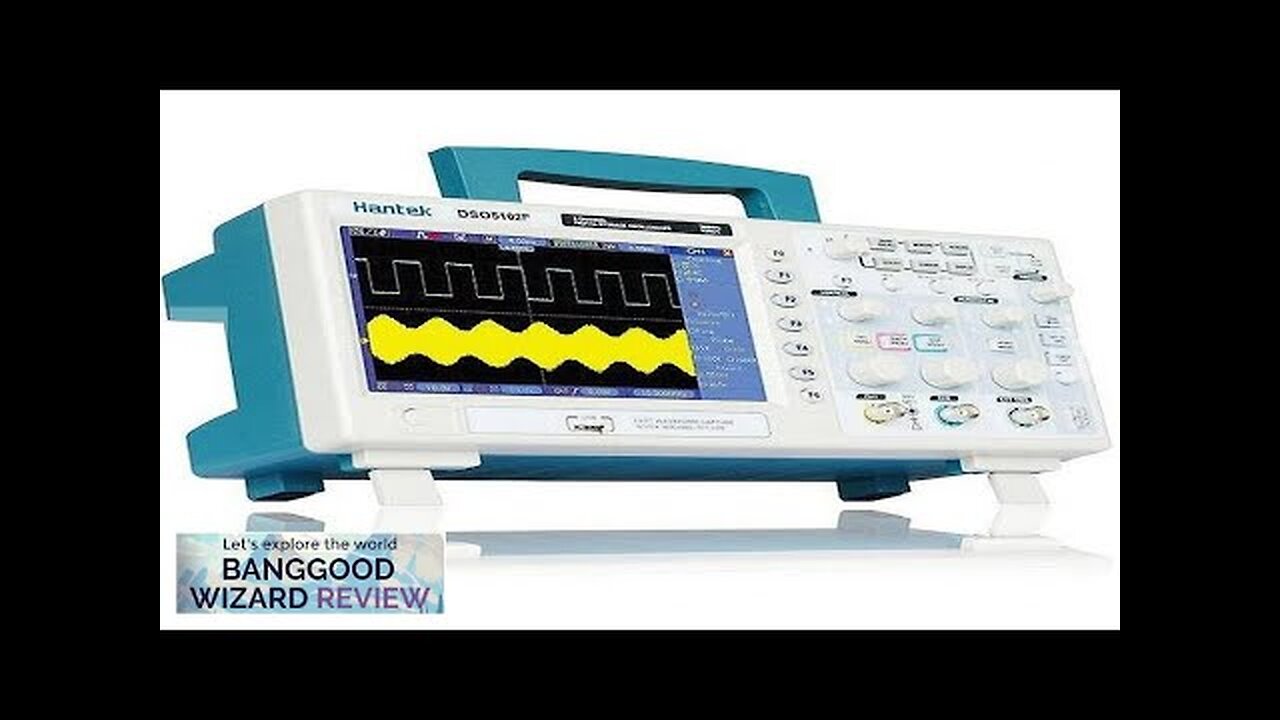 Hantek DSO5102P USB Digital Storage Oscilloscope 2Channels 100MHz 1GSa/s Review