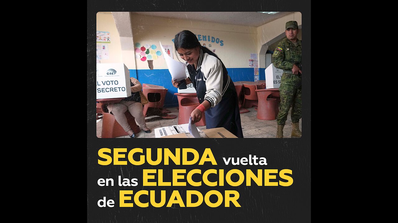 Noboa y González medirán fuerzas en la segunda vuelta en Ecuador