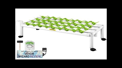 VEVOR Hydroponics Growing System 36 Sites 4 Food-Grade PVC-U Pipes 1 Layer Review