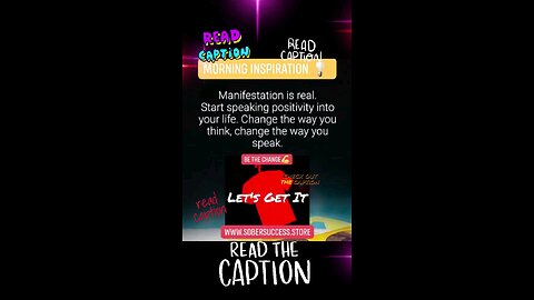 🗣Action + Intent Is The Key To Manifestation‼️#soberlife #motivation #MorningQuote #Quotes