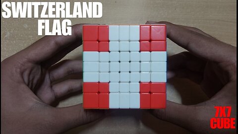 Switzerland Flag in 7x7 cube #rumble