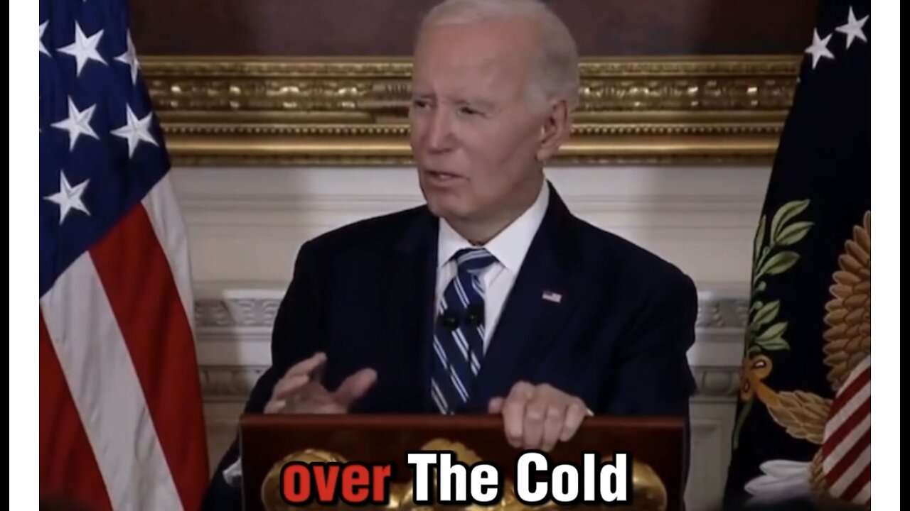 BIDEN DECLARES COLD WAR IS OVER, THANKS MR OBVIOUS