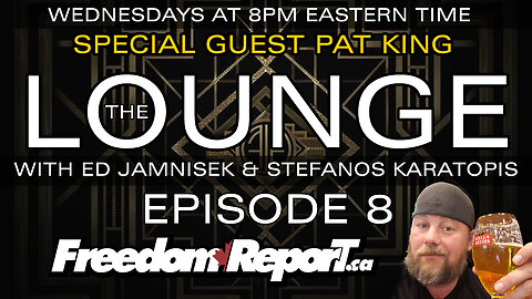 PAT KING on THE LOUNGE - Talking Abou The Corrupt Canadian Courts