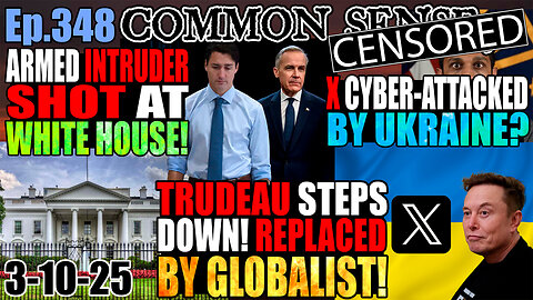 Ep.348 Trudeau Resigns, Replaced By Globalist! InfoWars Reporter Jamie White Murdered! X Cyber-Attacked By Ukraine? Armed Intruder Shot At White House! Bernie Sanders’ Disturbing Trans Musician, CDC To Investigate Vaccines/Autism Link