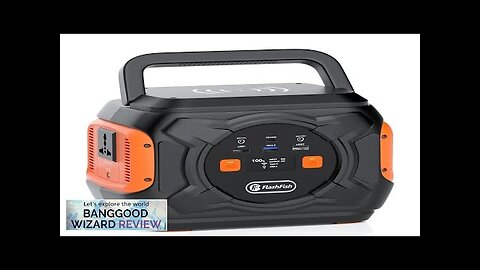 US Direct FLASHFISH A301 320W 80000mAh Portable Power Station Backup Solar Generator Review