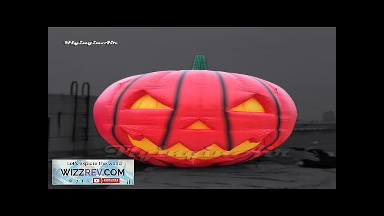 Personalized Halloween Inflatable Pumpkin Balloon Huge Air Blow Up Pumpkin Head Review