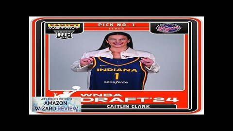 Caitlin Clark Rookie Card 2024 Panini Instant Indiana Fever First WNBA Card Review