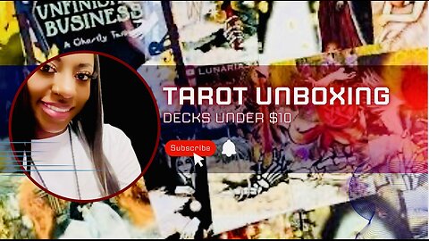 TAROT DECK UNBOXING UNDER $10