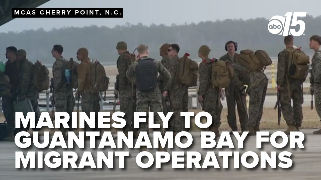 US Marines sent to Naval Station Guantanamo Bay in Cuba to close borders, to return immigrants