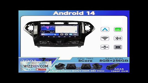 4G For Ford Mondeo MK4 2007-2014 Video Stereo Carplay Android Auto Radio Review