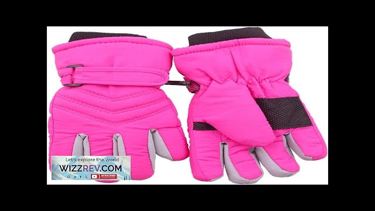 Kids Waterproof Winter Gloves Toddler Snow gloves Ski Gloves For Little Boys Review