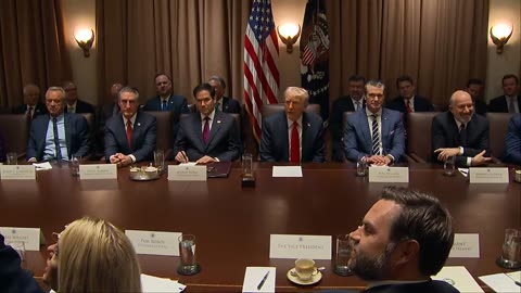 President Trump Hosts First Cabinet Meeting, Feb. 26, 2025