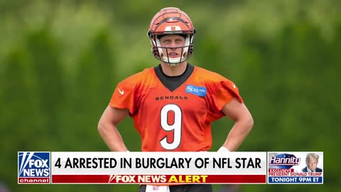 BREAKING: Four illegal immigrants have been arrested in connection with the break-in at the home of NFL star Joe Burrows…