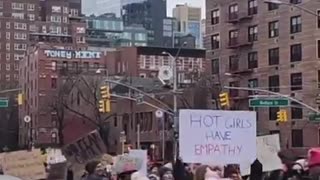 The People’s March is now going on in NYC. It’s lackluster with only around 2,000 people.