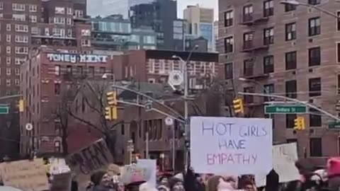 The People’s March is now going on in NYC. It’s lackluster with only around 2,000 people.