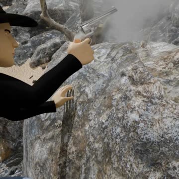 Western: RUSTIC LAW - wild west - short - #cowboys #3danimation