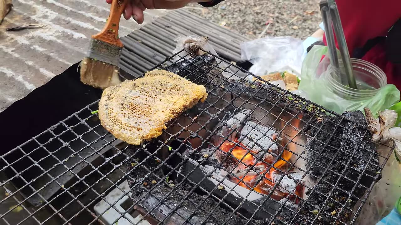 SUPER DELICIOUS HONEY COMB OF COMBODIA🇽🇰|Combodia Street Food 🍯🐝