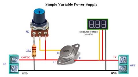 Simple variable power supply