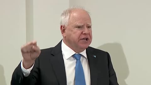 Dancin’ Tim Walz falsely claims President Trump is cutting funding from police, farmers, schools