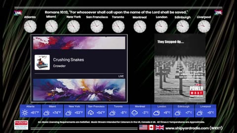 Contemporary Christian Music - Shipyard Radio LLC - POWER WRXT