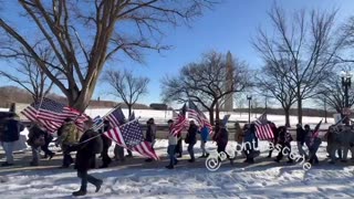 Veterans marching in DC in support of Pete Hegseth, Trump’s pick to be secretary of defense