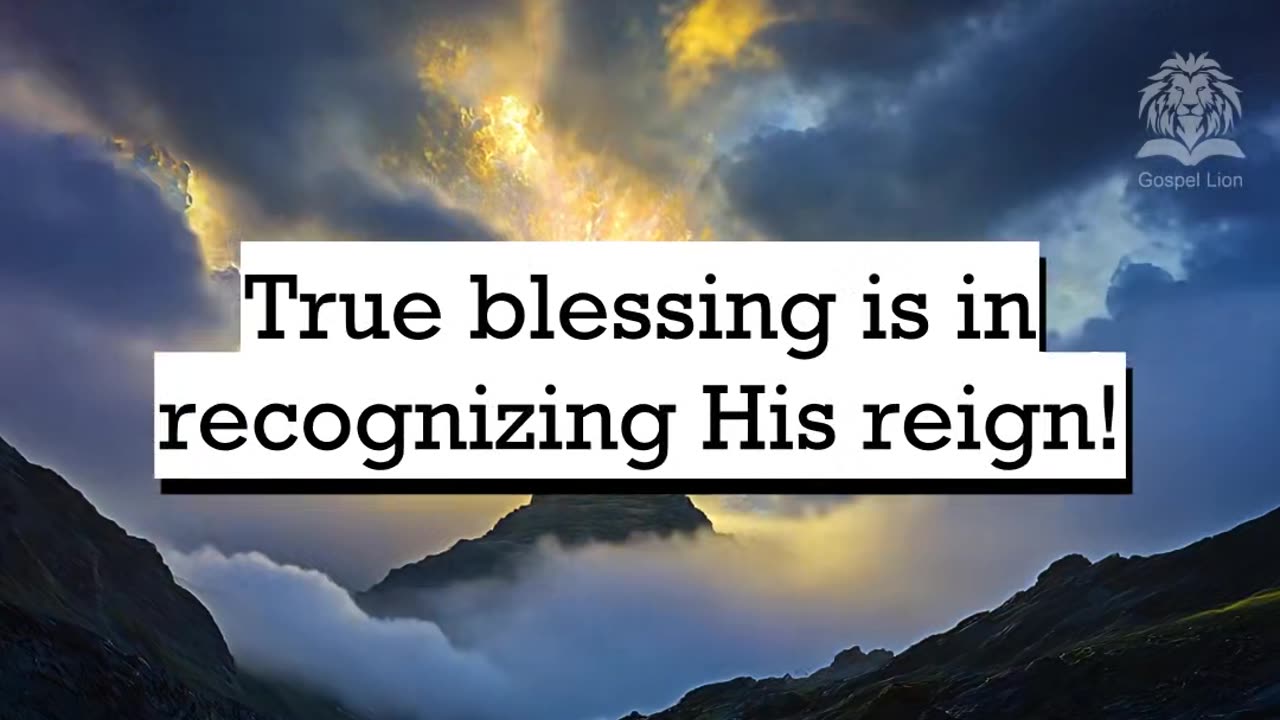 Human plans against God are futile. Blessing lies in recognizing His reign.