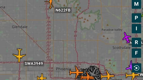 more Bank of Utah Nazi Pilotry over Phoenix AZ - Jan 5th 2025 - no audio -