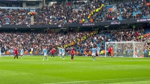 Manchester City vs Manchester United. Goal Anthony Martial