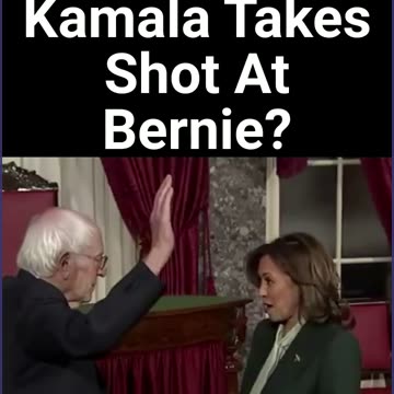 Kamala Takes Shot At Bernie?