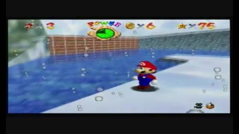 Super Mario 64 - Snowman's Land - Snowman's Big Head