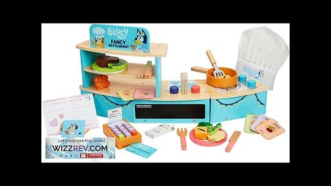 Bluey – Tabletop Restaurant – 32 Piece Wooden Roleplay Toy with Cutlery Review