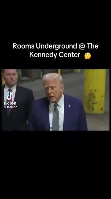 Trump Exposes Tunnels Under The Kennedy Center