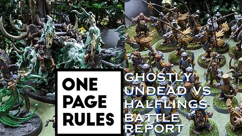 Age of Fantasy 3.0 1000pts ghostly undead vs halflings