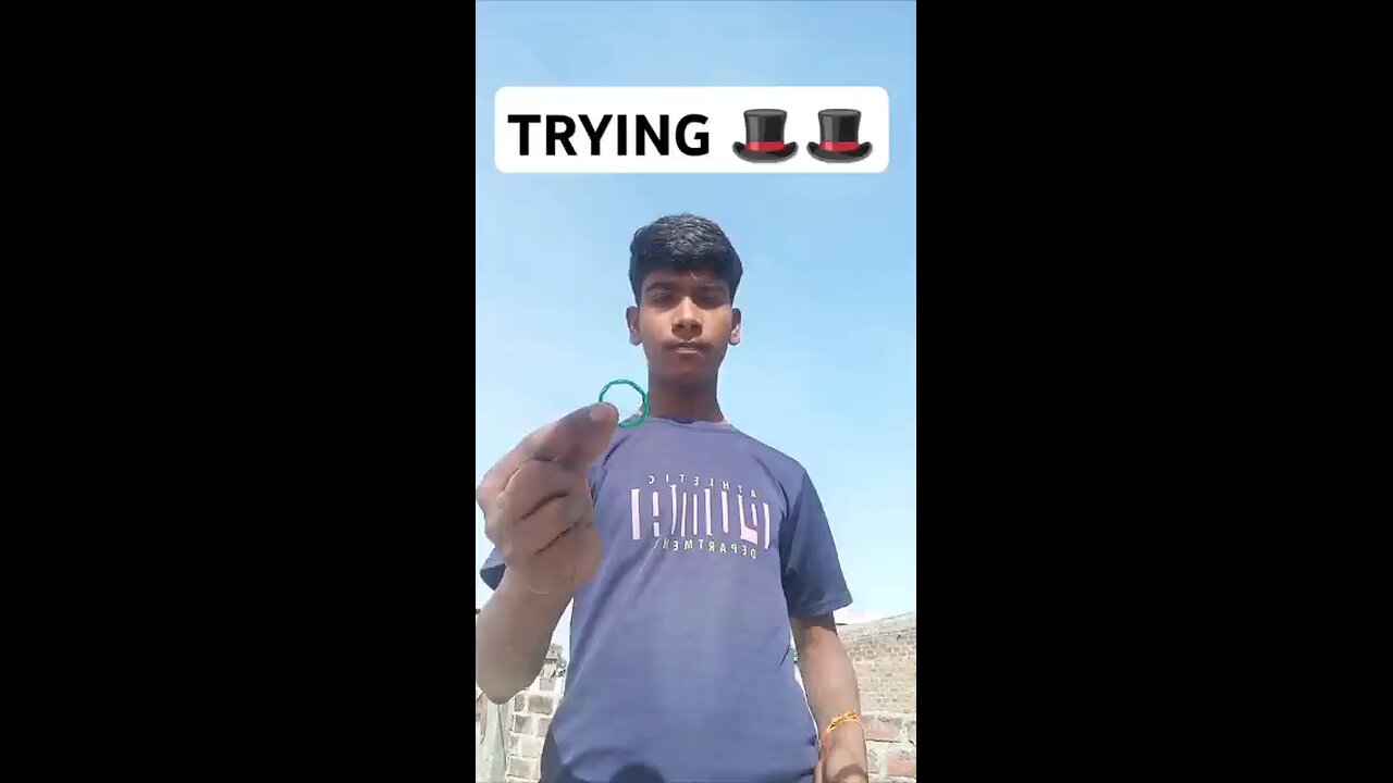 plastic ring magic🎩🎩 magic trick#viral#trending#new