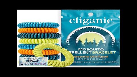 Cliganic 10 Pack Mosquito Repellent Bracelets DEET-Free Bands Individually Wrapped Review