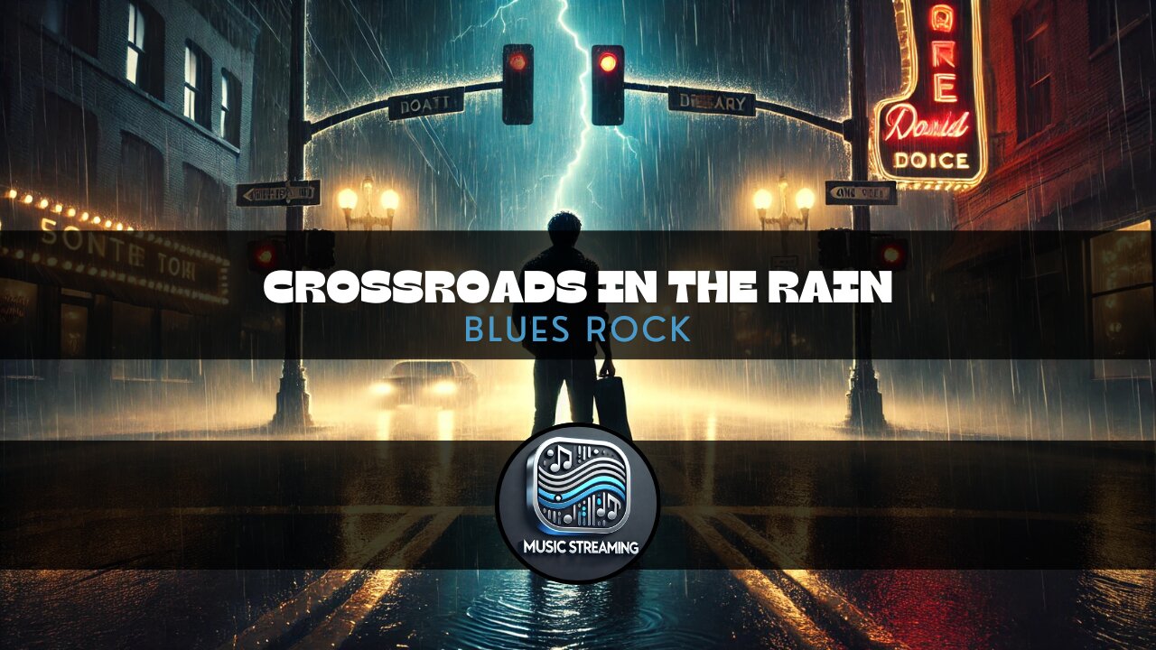 Crossroads in the Rain - Blues Rock
